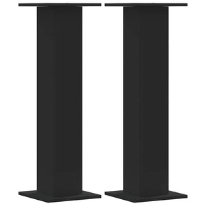 Pflanzenständer Set, Schwarz, 30x30x95 cm
