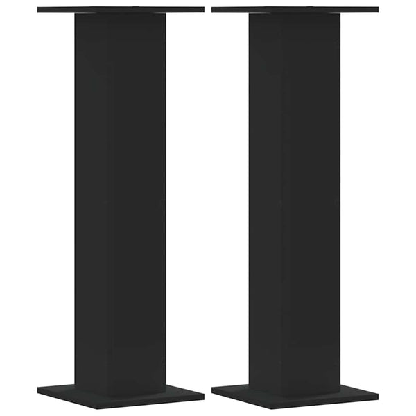Pflanzenständer Set, Schwarz, 30x30x95 cm