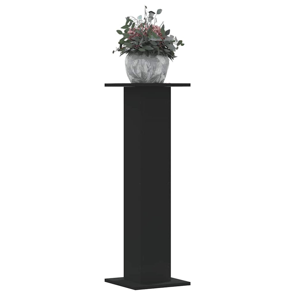 Pflanzenständer Set, Schwarz, 30x30x95 cm