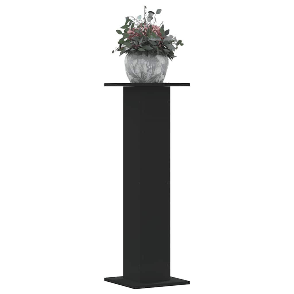 Pflanzenständer Set, Schwarz, 30x30x95 cm