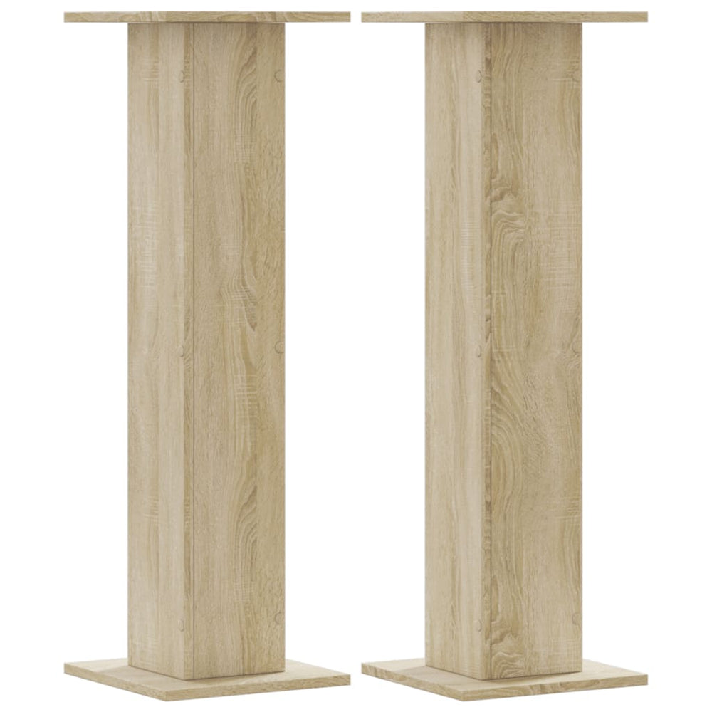 2er Set Pflanzenständer Sonoma Eiche 95cm