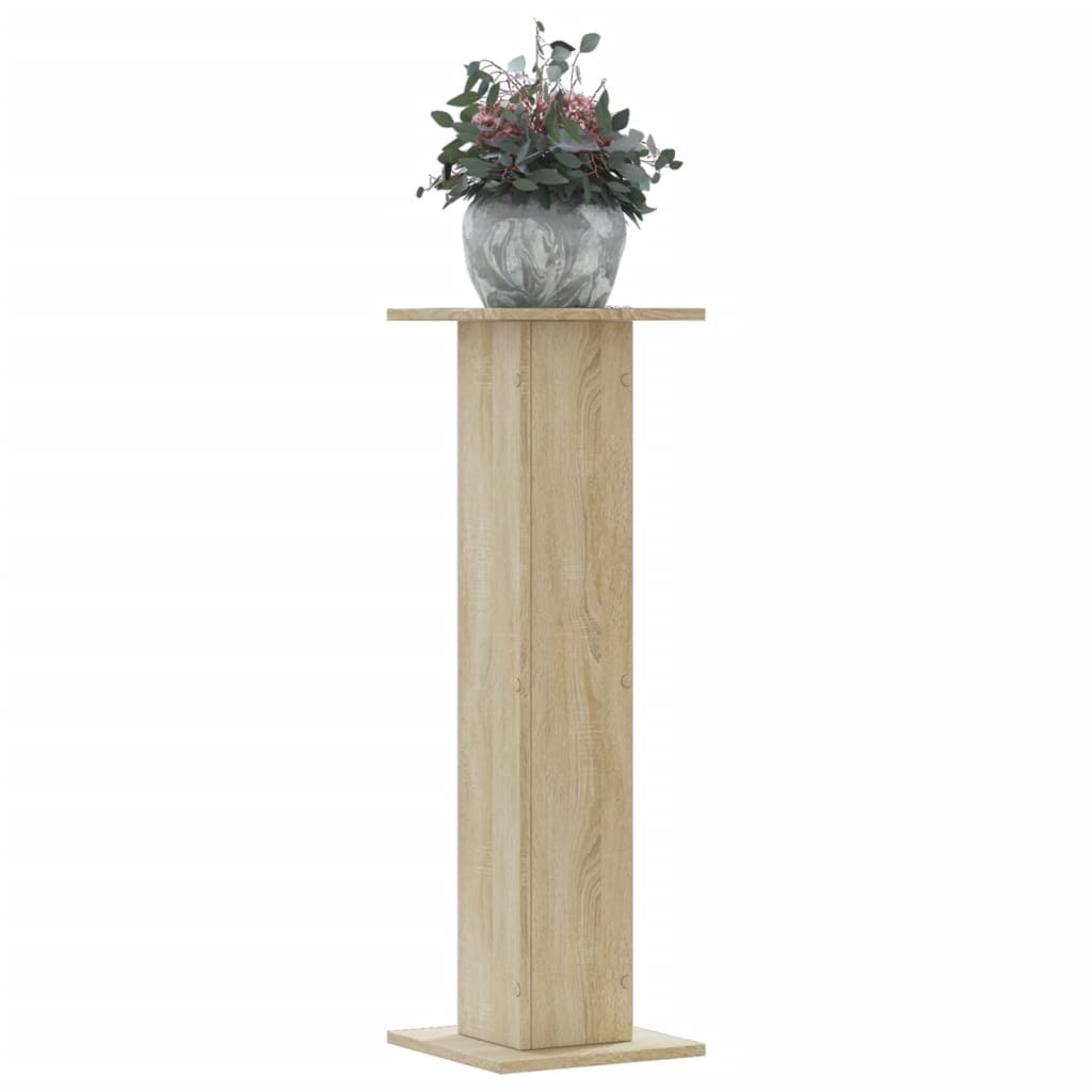 2er Set Pflanzenständer Sonoma Eiche 95cm