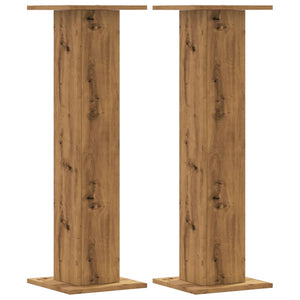 Pflanzenständer 2er Set Eiche 30x30x95cm
