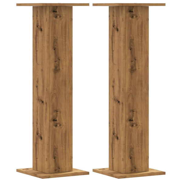 Pflanzenständer 2er Set Eiche 30x30x95cm