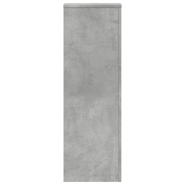 Betongraue Pflanzenständer, 2er-Set