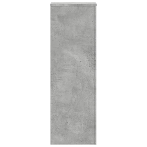 Betongraue Pflanzenständer, 2er-Set