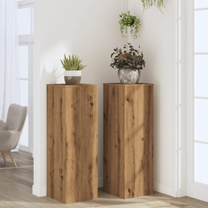 Pflanzenständer 2er Set Eiche 33x100cm