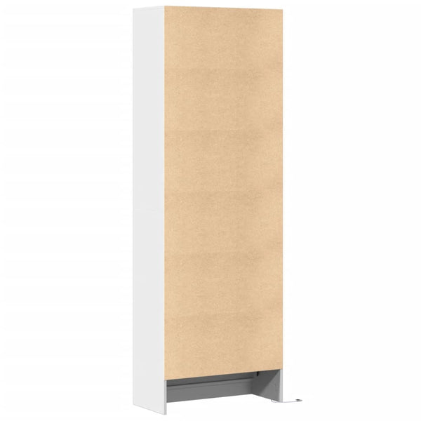 Highboard mit LED Beleuchtung Weiß 69x32,5x200 cm