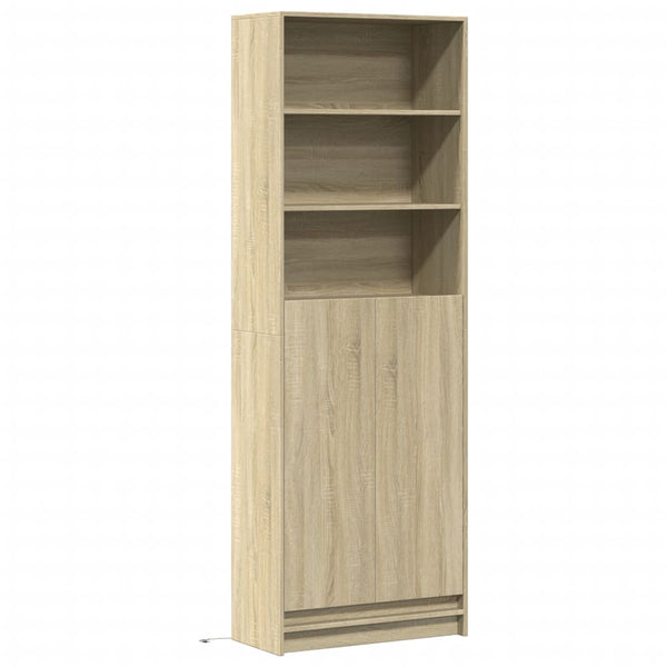 Highboard Sonoma Eiche mit LED 69x200 cm