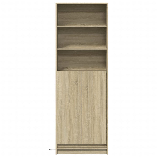 Highboard Sonoma Eiche mit LED 69x200 cm