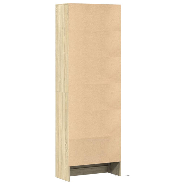 Highboard Sonoma Eiche mit LED 69x200 cm