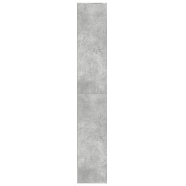 Highboard Grau mit LED 69x32,5x200 cm