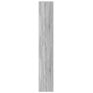 Highboard mit LED Grau Sonoma 69x32,5x200 cm