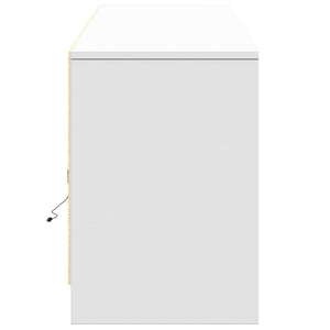 TV-Schrank Weiß mit LED 180cm