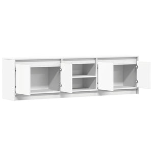 TV-Schrank Weiß mit LED 180cm