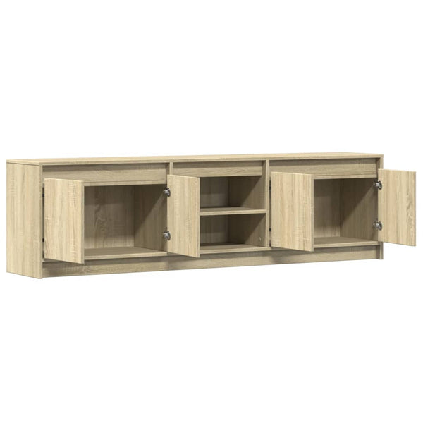 TV-Schrank Sonoma Eiche mit LED 180 cm