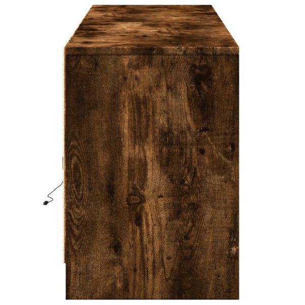 TV-Schrank Räuchereiche mit LED 180cm