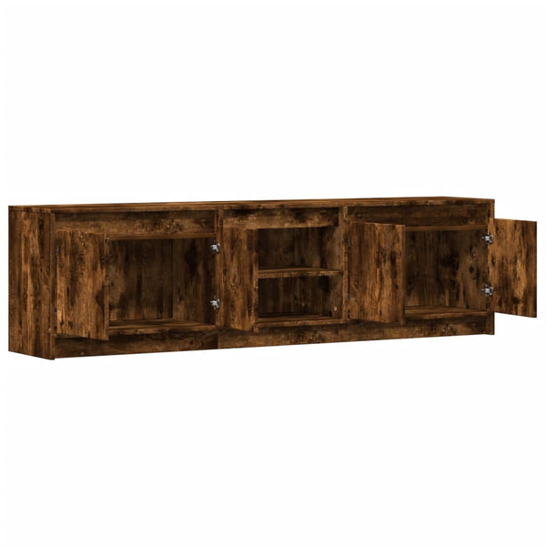 TV-Schrank Räuchereiche mit LED 180cm