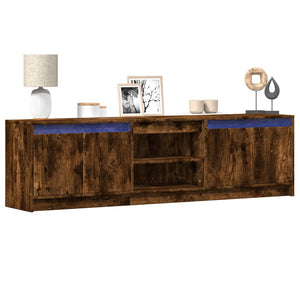 TV-Schrank Räuchereiche mit LED 180cm
