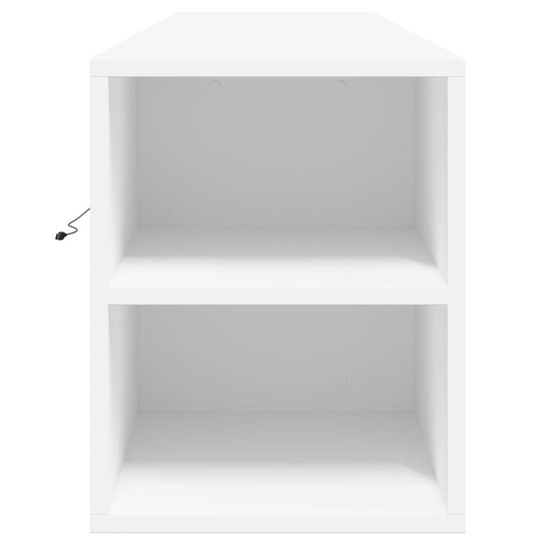 TV-Wandschrank mit LED Weiß 180 cm