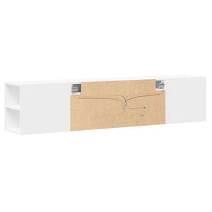 TV-Wandschrank mit LED Weiß 180 cm