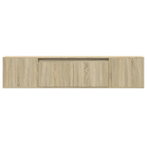 TV-Wandschrank Sonoma Eiche mit LED
