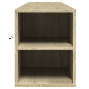 TV-Wandschrank Sonoma Eiche mit LED