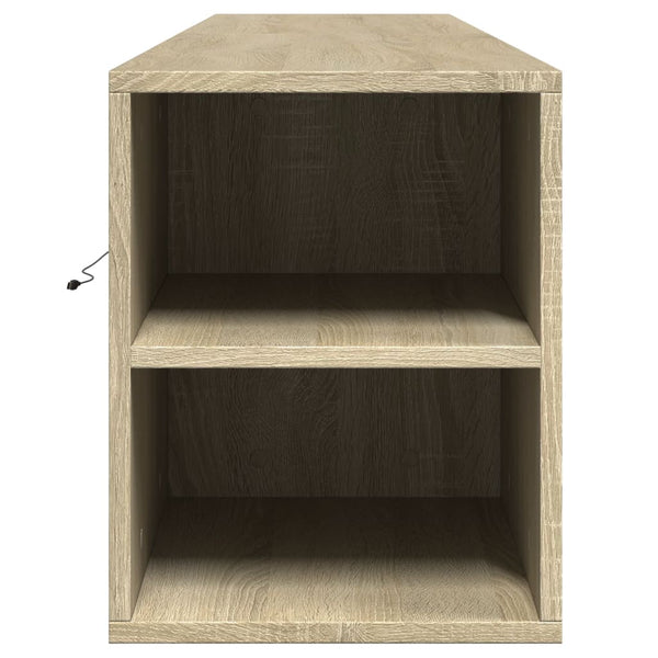 TV-Wandschrank Sonoma Eiche mit LED