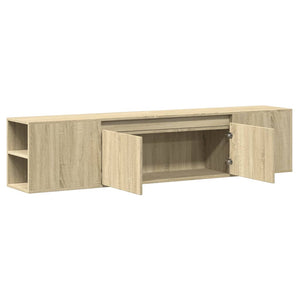 TV-Wandschrank Sonoma Eiche mit LED