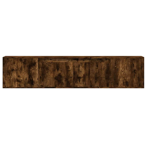 TV-Wandschrank Räuchereiche mit LED