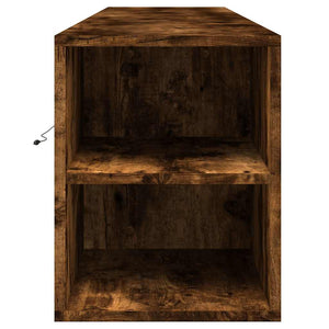 TV-Wandschrank Räuchereiche mit LED