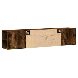 TV-Wandschrank Räuchereiche mit LED