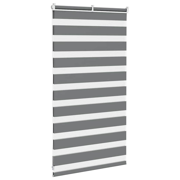 Doppelrollo Dunkelgrau 70x100 cm