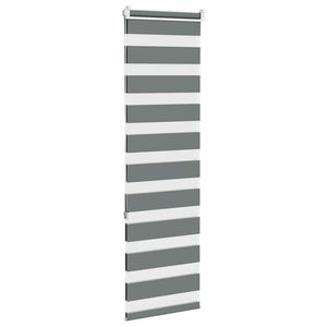 Doppelrollo Dunkelgrau 40x150 cm