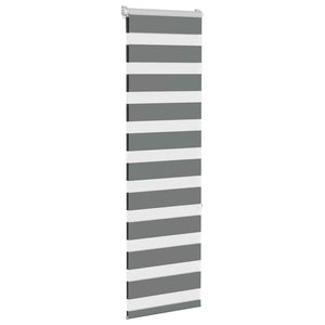 Doppelrollo Dunkelgrau 45x150 cm