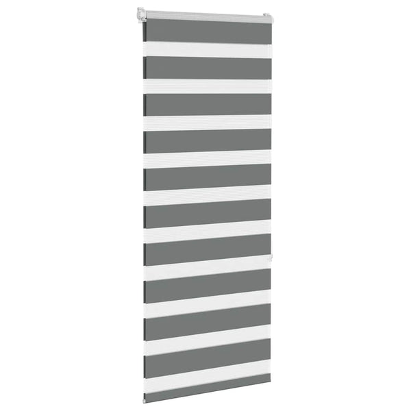 Doppelrollo Dunkelgrau 65x150 cm