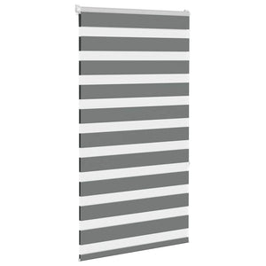 Doppelrollo Dunkelgrau 75x150 cm