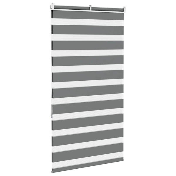 Doppelrollo Dunkelgrau 85x150 cm