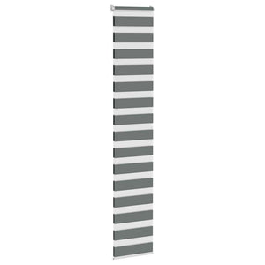 Doppelrollo Dunkelgrau 40x200 cm