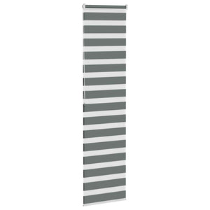 Doppelrollo Dunkelgrau 60x200 cm