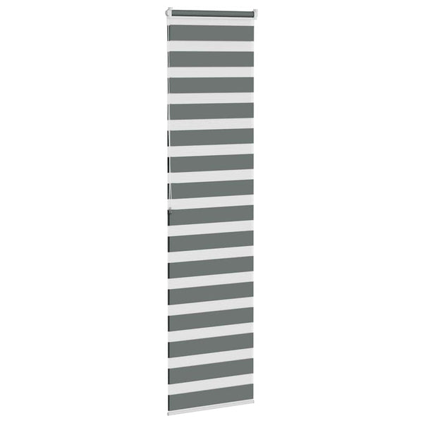 Doppelrollo Dunkelgrau 60x200 cm