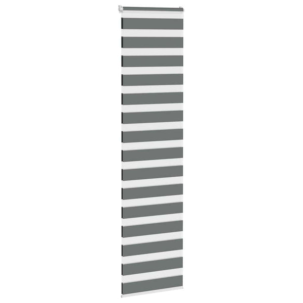 Doppelrollo Dunkelgrau 70x200 cm