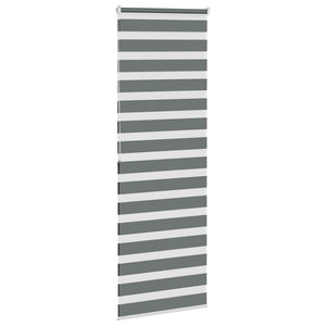 Dunkelgraues Doppelrollo 75x200 cm