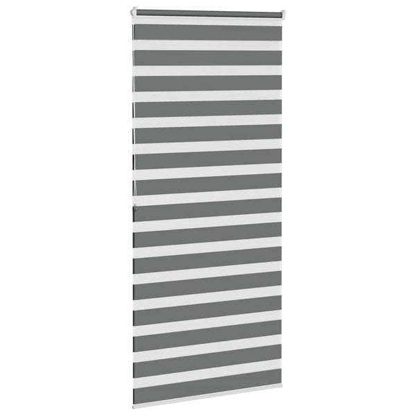 Doppelrollo Dunkelgrau 100x200 cm
