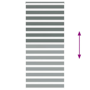 Doppelrollo Dunkelgrau 100x200 cm