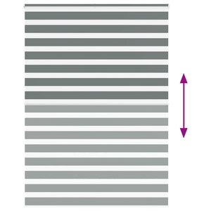Doppelrollo Dunkelgrau 160x200 cm
