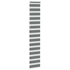 Dunkelgraues Doppelrollo 40x230 cm