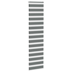 Dunkelgraues Doppelrollo 60x230 cm