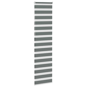 Dunkelgraues Doppelrollo 60x230 cm