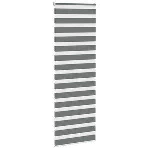 Doppelrollo Dunkelgrau 70x230 cm